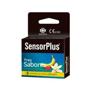 Preservativo Sensor Plus 3 Sabores
